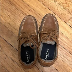 Sperry Men's Tan Leather Boat Shoes